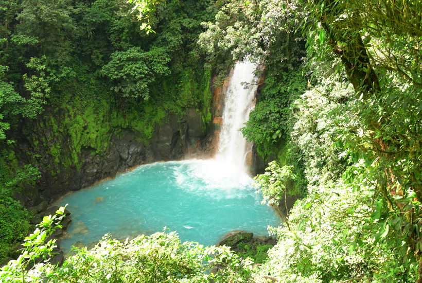 Rio Celeste waterval