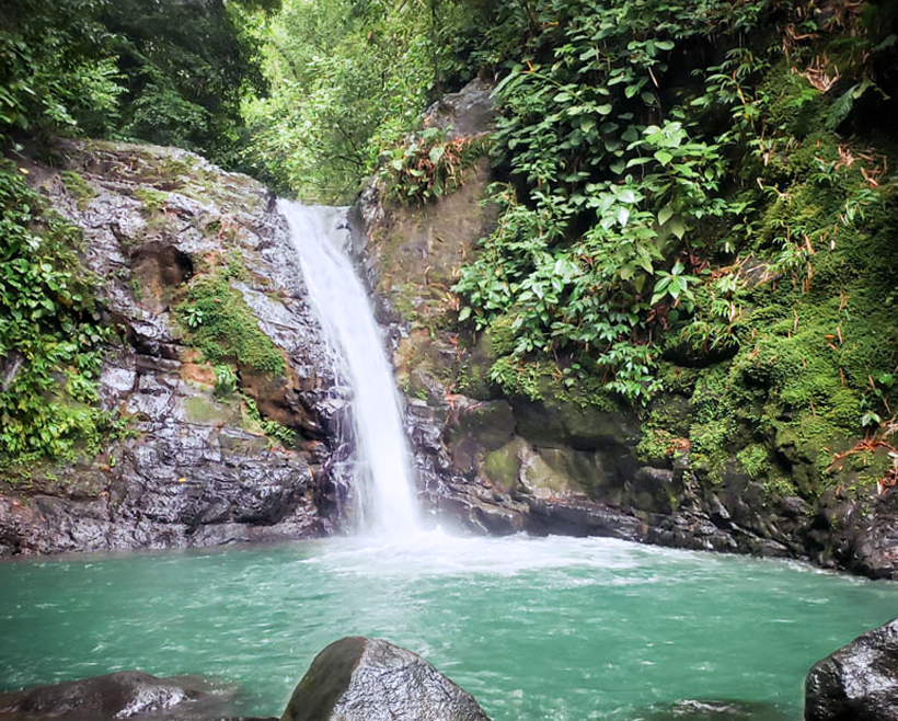 Cascada Uvita waterval