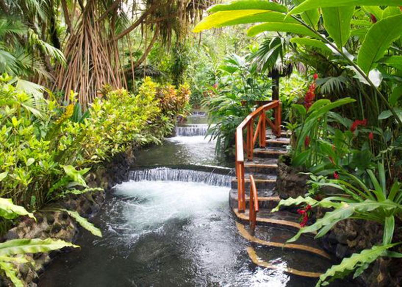 Tabacon hot springs in la Fortuna