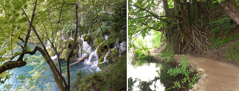 Plitvice wandelpad watervallen