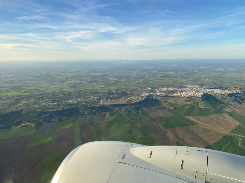 vlucht naar sevilla