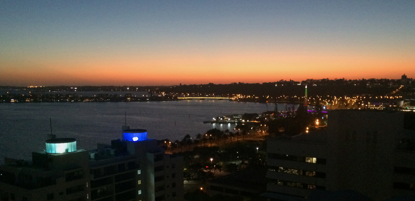 Perth bij nacht
