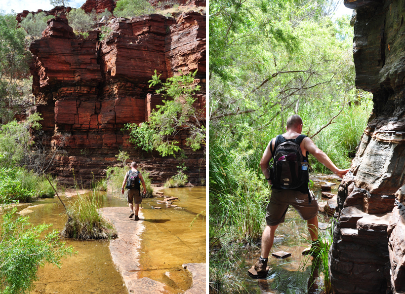 avontuurlijk wandelen in karijini nationaal park