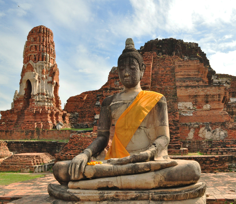 Ayutthaya oude hoofdstad Thailand