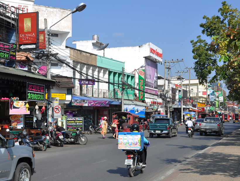 Chiang Mai verkeer in Thailand