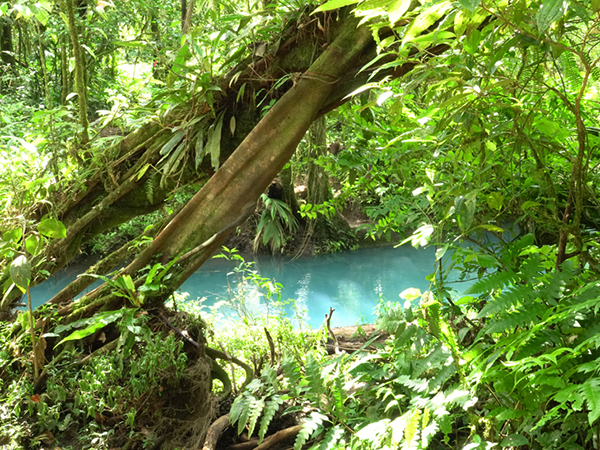blauwe rio celeste