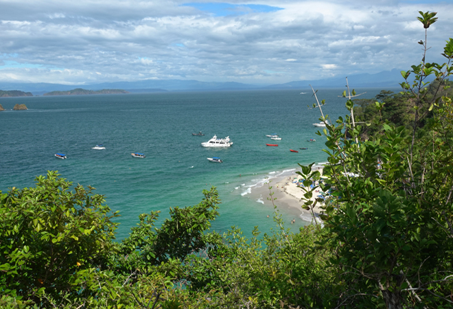 bootjes bij isla tortuga