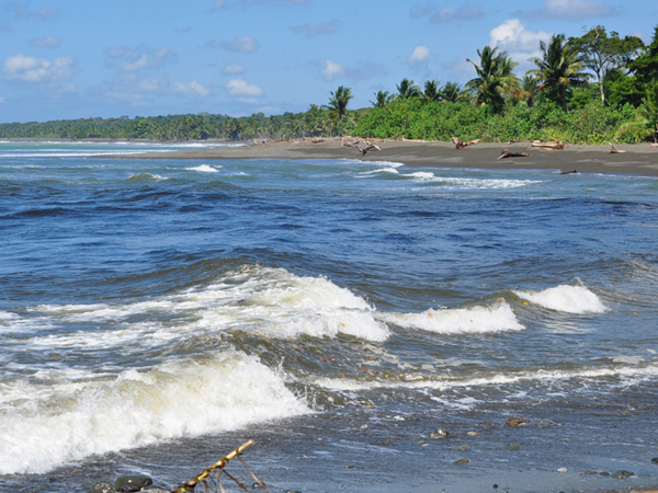 ruwe zee bij corcovado
