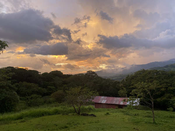 finca pipilacha luchtlandschap
