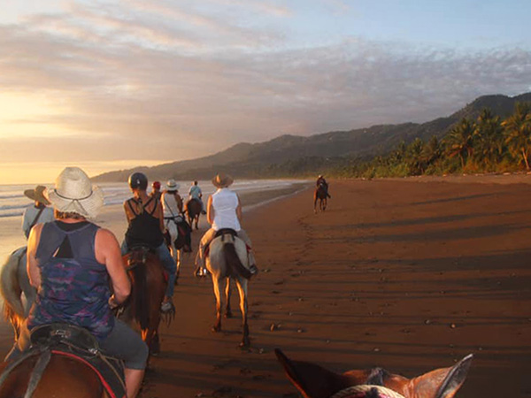 paardrijden in playa hermosa uvita