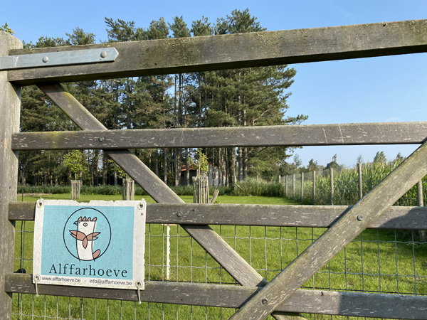 bij voedselbos Alffarhoeve