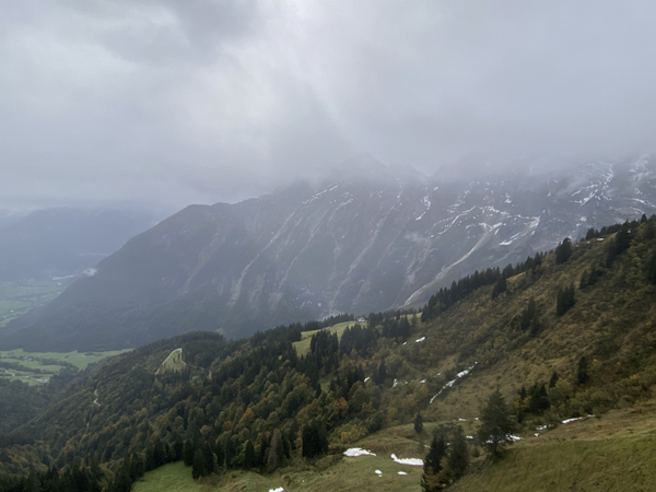 rossfeld skigebied in de herfst